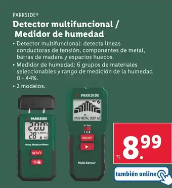 Lidl Detector multifuncional / Medidor de humedad oferta