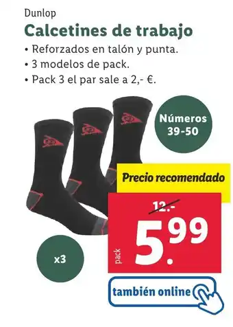 Lidl Calcetines de trabajo oferta