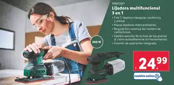 Lidl Lijadora multifuncional 3 en 1 oferta