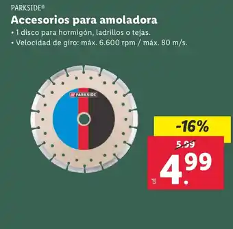 Lidl Accesorios para amoladora oferta