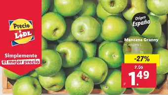 Lidl Manzana Granny oferta