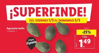 Lidl Aguacate malla oferta