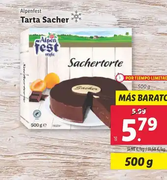 Lidl Tarta Sacher oferta