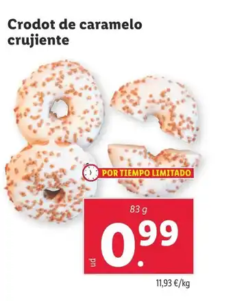 Lidl Crodot de caramelo crujiente oferta