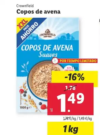 Lidl Copos de avena oferta