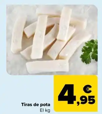 Carrefour Tiras de pota oferta