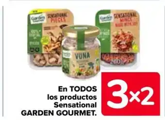 Carrefour EN TODOS los productos Sensational GARDEN GOURMET. oferta
