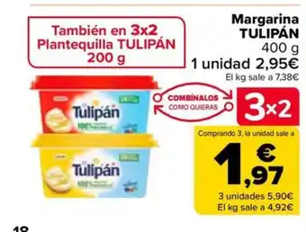 Carrefour Margarina TULIPÁN oferta