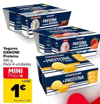 Carrefour Yogures DANONE Proteína oferta