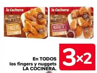 Carrefour EN TODOS los fingers y nuggets LA COCINERA. oferta