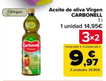 Carrefour Aceite de oliva Virgen CARBONELL oferta