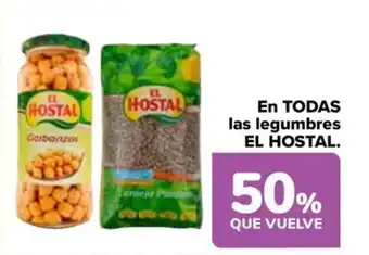 Carrefour EN TODAS las legumbres EL HOSTAL. oferta