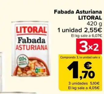 Carrefour Fabada Asturiana LITORAL 420 g oferta