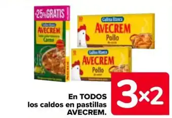 Carrefour EN TODOS los caldos en pastillas AVECREM. oferta