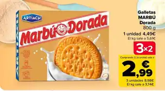 Carrefour Galletas MARBÚ Dorada 800 g oferta