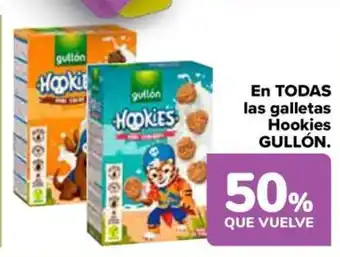 Carrefour EN TODAS las galletas Hookies GULLÓN. oferta