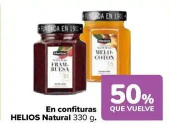 Carrefour En confituras HELIOS Natural 330 g. oferta
