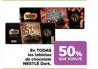 Carrefour En TODAS las tabletas de chocolate NESTLÉ Dark. oferta