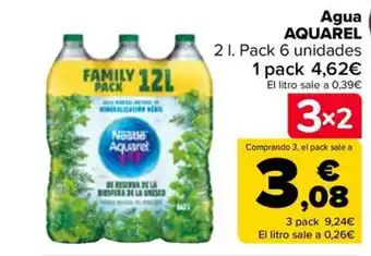 Carrefour Agua AQUAREL oferta