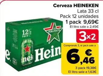 Carrefour Cerveza HEINEKEN oferta