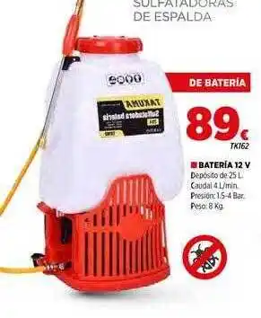 Mi Bricolaje Takuma Sulfadoras De Espalda De Batería 12V oferta