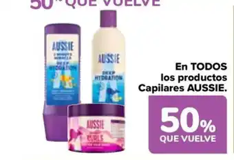 Carrefour EN TODOS los productos Capilares AUSSIE. oferta