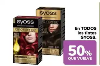 Carrefour EN TODOS los tintes SYOSS. oferta