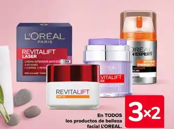 Carrefour EN TODOS los productos de belleza facial L'OREAL. oferta
