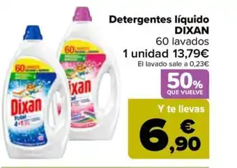 Carrefour Detergentes líquido DIXAN oferta