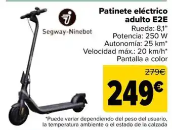 Carrefour Patinete eléctrico adulto E2E oferta