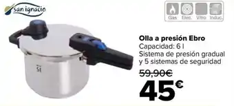 Carrefour Olla a presión Ebro oferta