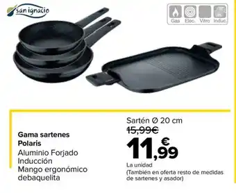 Carrefour Gama sartenes Polaris oferta