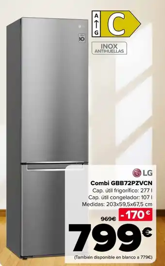 Carrefour Combi GBB72PZVCN oferta