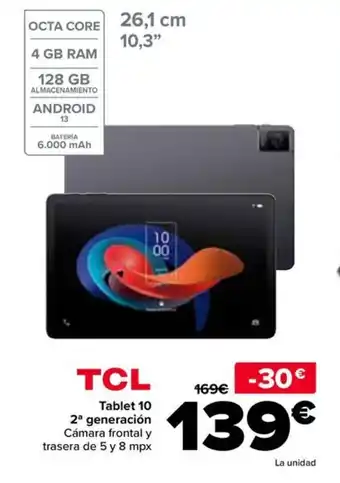 Carrefour Tablet 10 2ª generación oferta