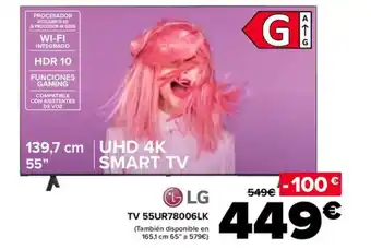 Carrefour TV 55UR78006LK oferta