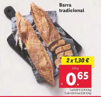 Lidl Barra tradicional oferta