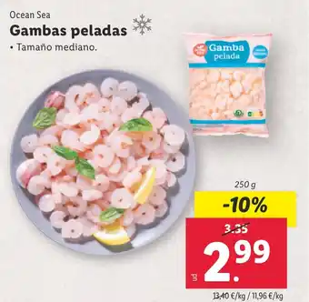 Lidl Gambas peladas oferta
