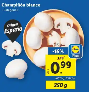 Lidl Champiñón blanco oferta