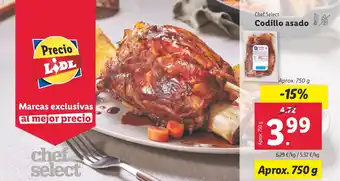 Lidl Codillo asado oferta