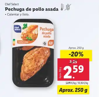 Lidl Pechuga de pollo asada oferta