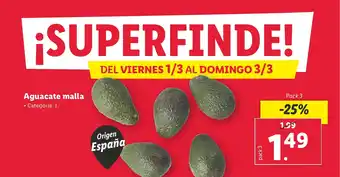 Lidl Aguacate malla oferta