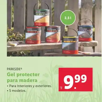 Lidl PARKSIDEⓇ Gel protector para madera oferta
