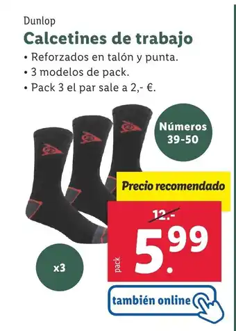 Lidl Calcetines de trabajo oferta
