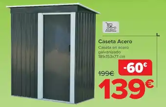 Carrefour Caseta Acero oferta