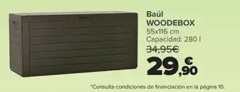 Carrefour Baúl WOODEBOX oferta