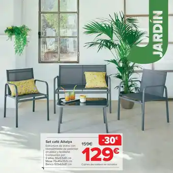 Carrefour Set café Altalya oferta