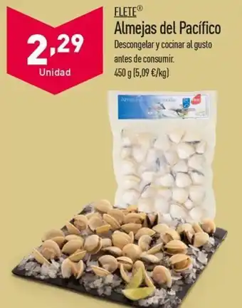 ALDI Almejas del Pacífico oferta