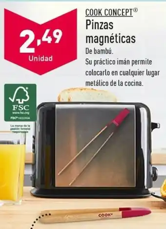 ALDI COOK CONCEPTⓇ Pinzas magnéticas oferta