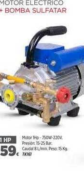 Mi Bricolaje Motor Electrico + Bomba Sulfatar oferta