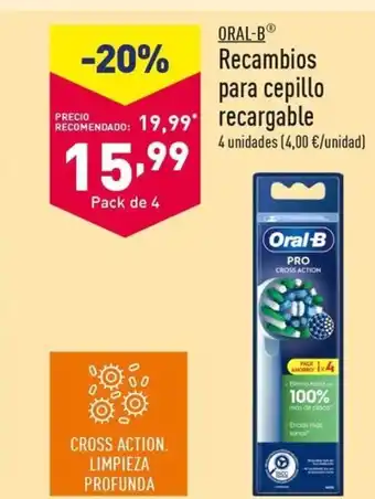 ALDI ORAL-B® Recambios para cepillo recargable oferta